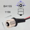 Picture of 1 Pair 1156 / BA15S Bulb Holder Base Male Socket with Wire