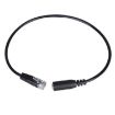 Picture of 3.5mm Jack to RJ9 PC / Mobile Phones Headset to Office Phone Adapter Convertor Cable, Length: 32cm (Black)