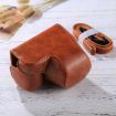 Picture of Full Body Camera PU Leather Case Bag with Strap for Sony A6000 / A6300 / Nex 6 (Brown)