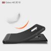 Galaxy A8 (2018) Black Carbon Fiber TPU Back Case - 6