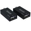 Picture of NK-C100IR 1080P HDMI Over Single Coaxial Extender (Transmitter + Receiver) with IR Coaxial Cable, Signal Range up to 100m (Black)