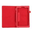 Picture of For Amazon Kindle Fire HD8 (2017) Litchi Texture Horizontal Flip Leather Case with Holder (Red)