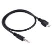 Picture of 3.5mm Male to Micro USB Male Audio AUX Cable, Length: about 40cm (Black)