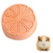 Picture of Pet Fruit Type Calcium Stone Hamsters Rabbits Small Pets Teeth Grinding Stones Pets Training Tools (Orange)