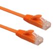Picture of 15m CAT6 Ultra-thin Flat Ethernet Network LAN Cable, Patch Lead RJ45 (Orange)