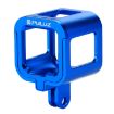 Picture of PULUZ Housing Shell CNC Aluminum Alloy Protective Cage with Insurance Frame for GoPro HERO5 Session /HERO4 Session /HERO Session (Blue)