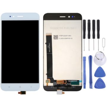 TFT LCD Screen for Xiaomi Mi 5X / A1 with Digitizer - White - 1
