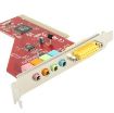 Picture of Crystal 4 Channel PCI Sound Card (Red)