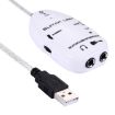 Picture of USB Interface Guitar Link Cable PC / MAC Recording (White)