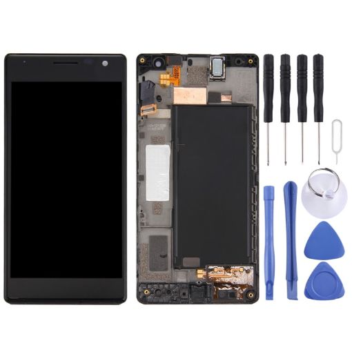 Black TFT LCD Screen for Nokia Lumia 735 with Digitizer - Full Assembly - 1