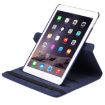 Picture of 360 Degree Rotation Litchi Texture Flip Leather Case with 2 Gears Holder for iPad Air 2 (Dark Blue)