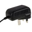 Picture of UK Plug AC 100-240V to DC 6V 2A Power Adapter, Tips: 5.5 x 2.1mm, Cable Length: about 1.2m (Black)