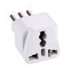 Picture of Plug Adapter, Travel Power Adaptor with Italian Plug (White)