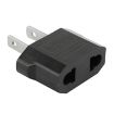 Picture of EU Plug to US Plug Charger Adapter, Travel Power Adaptor with United States Socket Plug (Black)