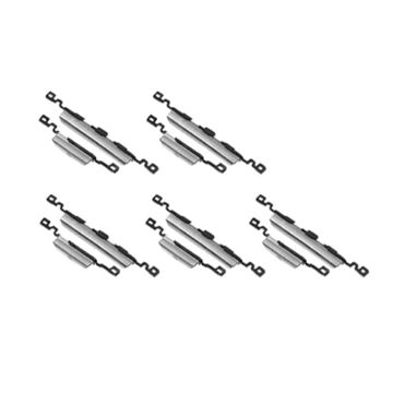 Galaxy SIII Mini Power & Volume Buttons - 5 Pairs (Silver) - 1