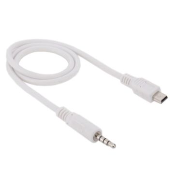 Picture of 3.5mm Male to Mini USB Male Audio AUX Cable, Length: about 50cm
