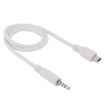 3.5mm Male to Mini USB Male Audio AUX Cable, 50cm Length - 2