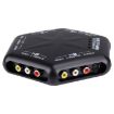 Picture of AV-666D Multi Box RCA AV Audio-Video Signal Switcher + 3 RCA Cable with Remote Control, 4 Group Input and 1 Group Output System (Black)
