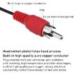 Picture of Normal Quality Jack 3.5mm Stereo to RCA Male Audio Cable, Length: 3m