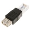 Picture of RJ45 Male to USB AF Adapter (Black)