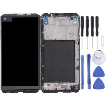 Picture of LCD Screen and Digitizer Full Assembly with Frame for LG V20 VH990, H918, H910, LS997, US996, VS995, F800L, F800S, F800K, H915, H910PR (Black)
