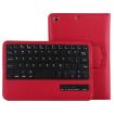Picture of For iPad mini 4 / mini 3 / mini 2 / mini Detachable Bluetooth Keyboard and Leather Tablet Case with Holder (Red)