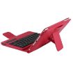 Picture of For iPad mini 4 / mini 3 / mini 2 / mini Detachable Bluetooth Keyboard and Leather Tablet Case with Holder (Red)