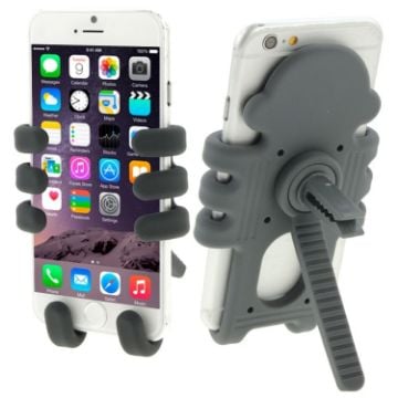Picture of Monkey Style Air Vent Car Mount Silicone Variety Holder , For iPhone, Galaxy, Sony, Lenovo, HTC, Huawei, and other Smartphones (Grey)