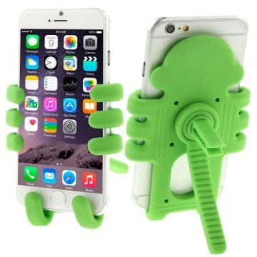 Picture of Monkey Style Air Vent Car Mount Silicone Variety Holder, For iPhone, Galaxy, Sony, Lenovo, HTC, Huawei, and other Smartphones (Green)