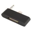 Picture of 30 Pin to 8 Pin Audio Adapter with 3.5mm Jack for iPhone 5 & 5C & 5S (Black)