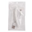 Picture of USB Sync Data / Charging Coiled Cable for iPhone, iPad (White)