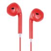 Picture of EarPods Wired Headphones Earbuds with Wired Control & Mic (Red)