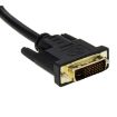 Picture of 29.5cm DVI 24+1 Pin Male to 2 x HDMI Female Splitter Cable (Black)