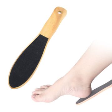 Picture of Double Sided Emery Wooden Board Foot Massager Random Color Delivery