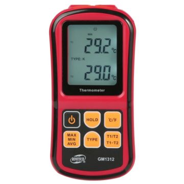 Picture of BENETECH GM1312 2.4 inch LCD Screen Thermocouple Thermometer Measure J,K,T,E,N and R Type, Measure Range: -50~300C