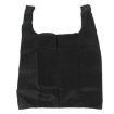 Picture of Ripstop Nylon Reusable Grocery Shopping Bag Foldable Travel Pouch (Black)