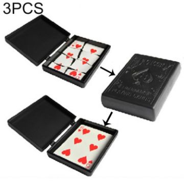 Picture of 3 PCS Restore Box Broken Paper Card Case Close-up Magic Trick Toy (MG0290) (Black)