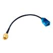 Picture of Fakra Z Female to SMA Male Connector Adapter Cable / Connector Antenna (Blue)