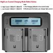 Picture of Dual Channel LCD Display Digital Battery Charger with USB Port for Sony BP-U30 / U60 / U90 Battery, Compatible with Sony EX260 / EX280 / FS7