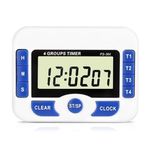Picture of PS-360 4 Groups Alarm Timer Digital Kitchen Countdown Clock