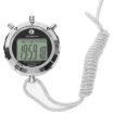 Picture of PS528 Metal Stopwatch Professional Chronograph Handheld Digital LCD Sports Counter Timer with Strap
