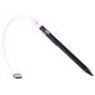 Picture of Rechargeable Stylus Pen 2.3mm Metal Nib for iPhone, iPad, Samsung - Compatible with Capacitive Touch Screens (Black)