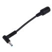 Picture of 4.5 x 3.0mm Bent Male to 7.4 x 5.0mm Female Interfaces Power Adapter Cable for Laptop Notebook, Length: 10cm