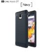 Picture of For OnePlus 3T Brushed Texture Carbon Fiber TPU Rugged Armor Protective Case (Dark Blue)