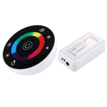 Picture of SX-600 Touch Series RF Wireless RGB LED Strip Round Controller, DC 12-24V 18A