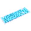 Picture of 104 Keys Double Shot PBT Backlit Keycaps for Mechanical Keyboard (Blue)