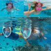 Picture of Kids Full Face Snorkel Mask for GoPro Hero11/10/9/8/7/6/5, Insta360 ONE R, DJI Osmo Action & More (Blue)