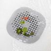 Picture of Floor Drain Pad With Suction Pad Kitchen Bathroom Anti Clogging Hair Strainer Sewer Floor Drain Plugs (White)
