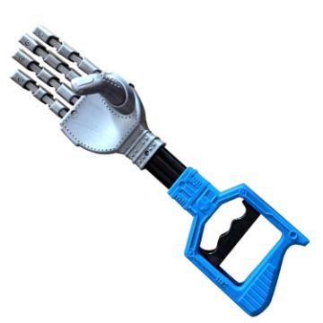Picture of Robot Claw Hand Grabbing Stick Kids Wrist Strengthen Toy (Gray Blue)