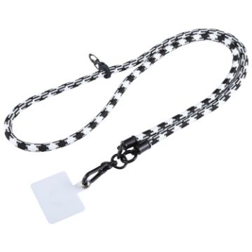 Picture of Universal Phone Pattern Lanyard (Black Red)